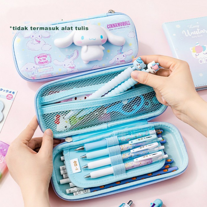 

Tempat Sil Sanrio Squishy Cinnamoroll Kuro Melody Kotak Pul