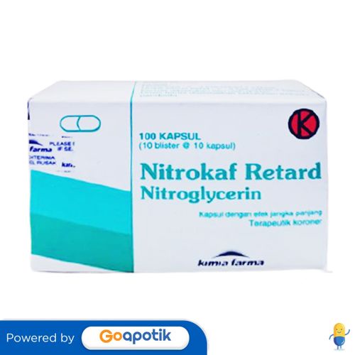 Nitrokaf Retard 2.5 Mg Box 100 Kapsul