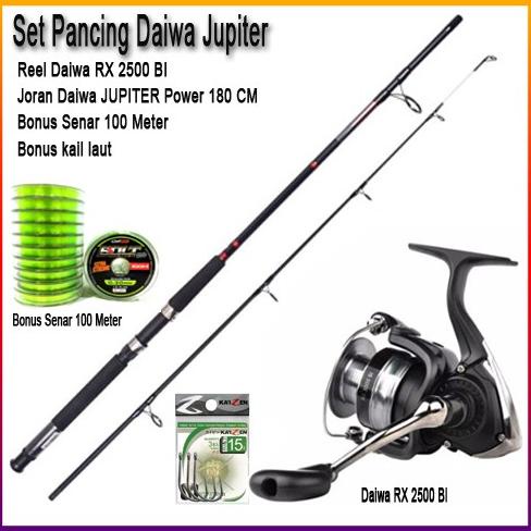 Set Pancing Daiwa Joran Daiwa Jupiter 180CM Original