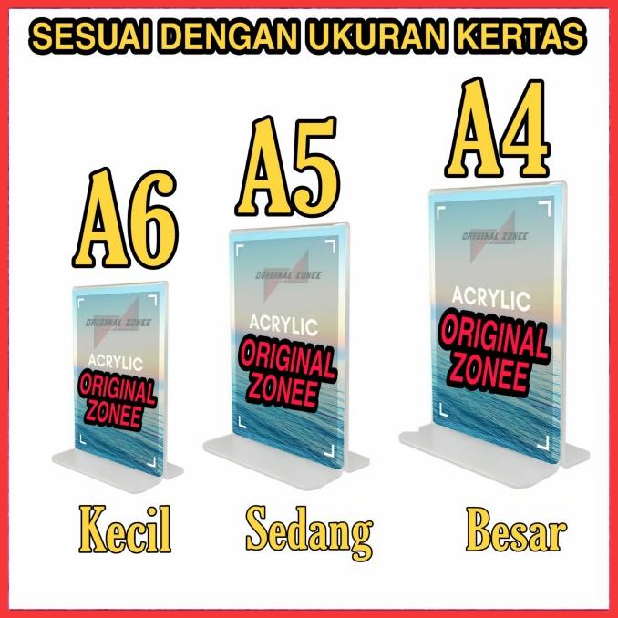 

TEMPAT BROSUR / TENT CARD / AKLIRIK DISPLAY MODEL A4 T POTRAIT