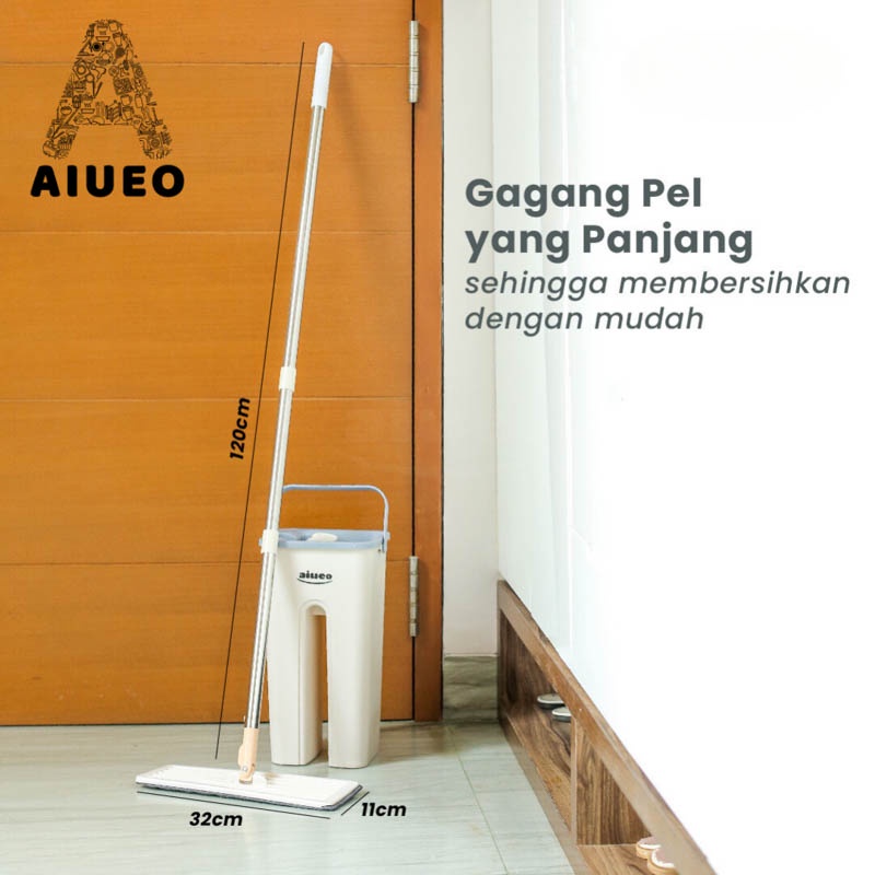 Alat Pel MOP Scratch Cleaning MOP Alat Pel Lantai Ultra MOP Bolde Pengering Terpisah | Pembersih Lantai Magic MOP