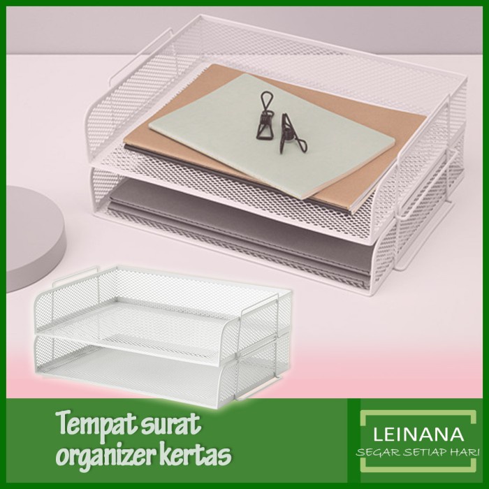 

Terlaris Rak Tempat Kertas A4 / Tempat Surat Putih 34X24 Cm / Tempat File A 4