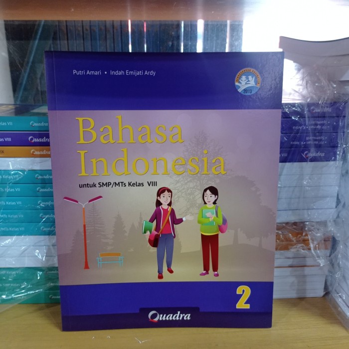 PROMO NEW BUKU BAHASA INDONESIA KELAS 8 REVISI QUADRA TERBARU
