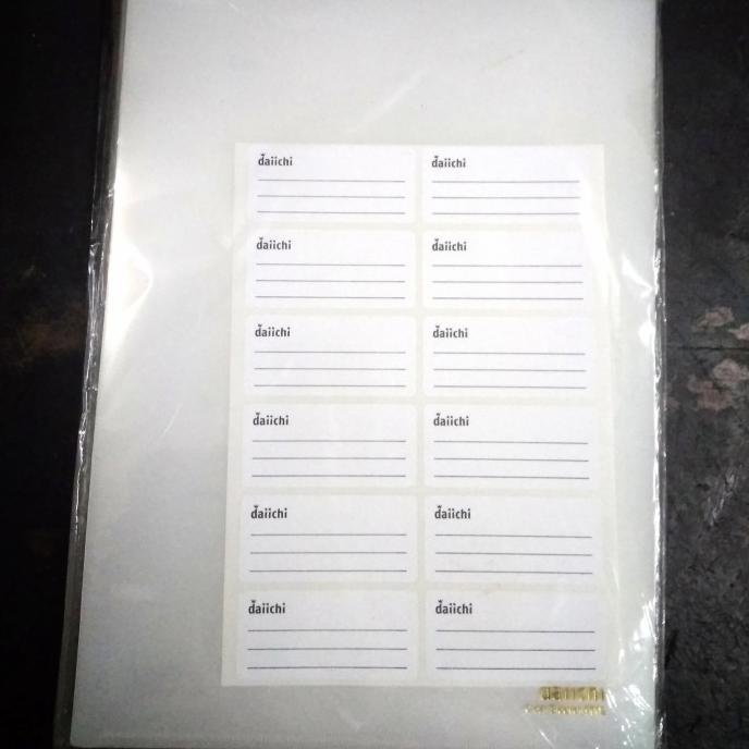 

Map L bening /clear Sleeve Daichi F4 9002