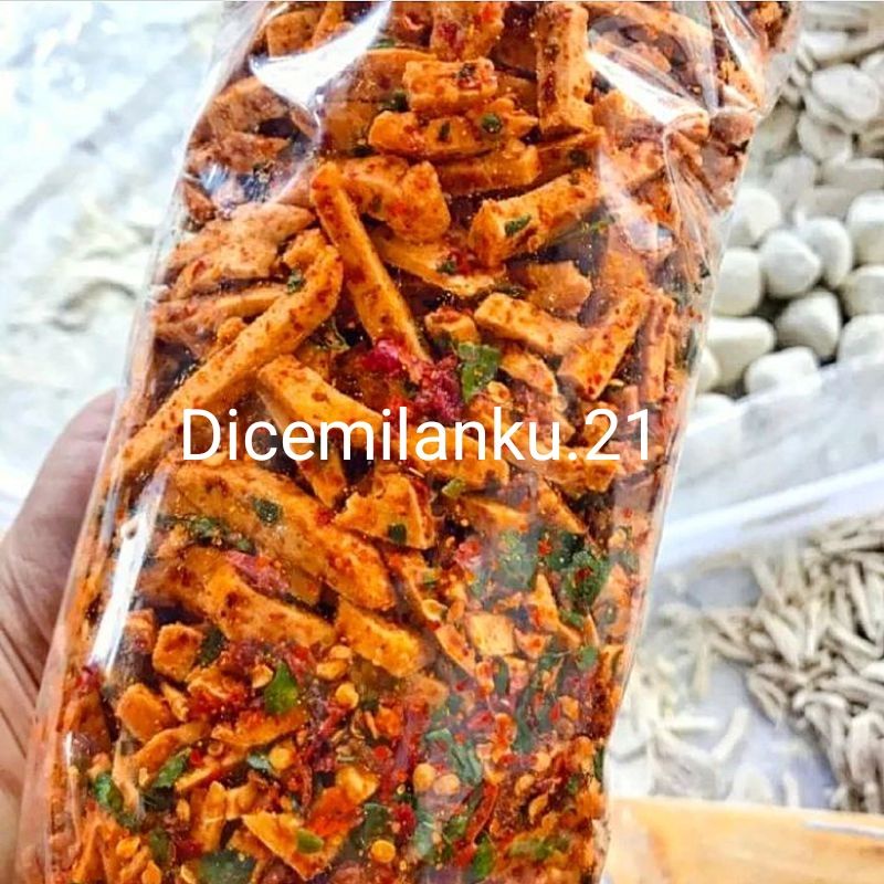 

Basreng pedas Seblak Basreng pedas daun jeruk 500.gram