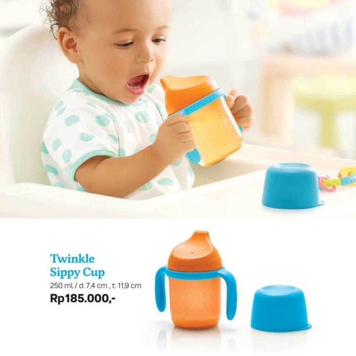 Tupperware Twinkle sippy cup botol minum anak bayi [A08] NEW