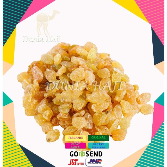 

Kismis Simin Kismis Kristal Kismis Warna Emas Oleh Oleh Haji / 1Kg