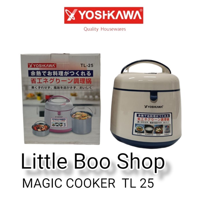 Yoshikawa TL-25 Panci Ajaib 2.5 Liter - Pink, Biru