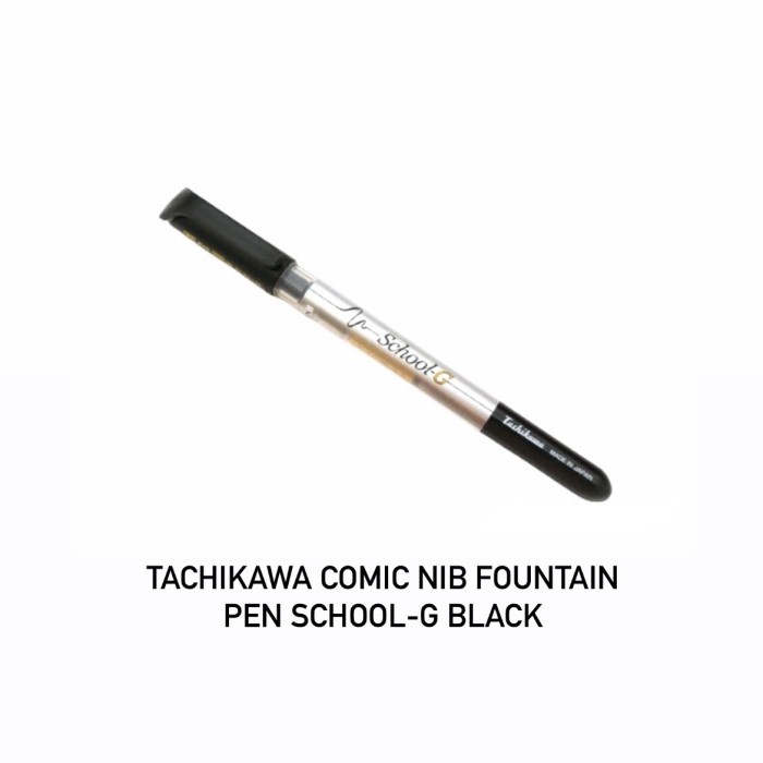

Terlaris Tachikawa Comic Nib Fountain Pen School-G 0.2~0.5Mm Black (Am-490)