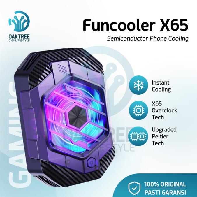 Oaktree Funcooler X65 Fan Cooler Radiator Pendingin Hp Cooling Fan Hp