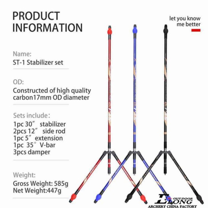 Best Seller Stabilizer Impor Elong Archery