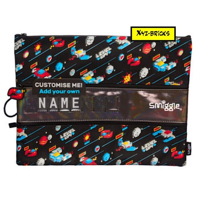 

SMIGGLE 442460 - Fave A4 Id Pencil Case Black