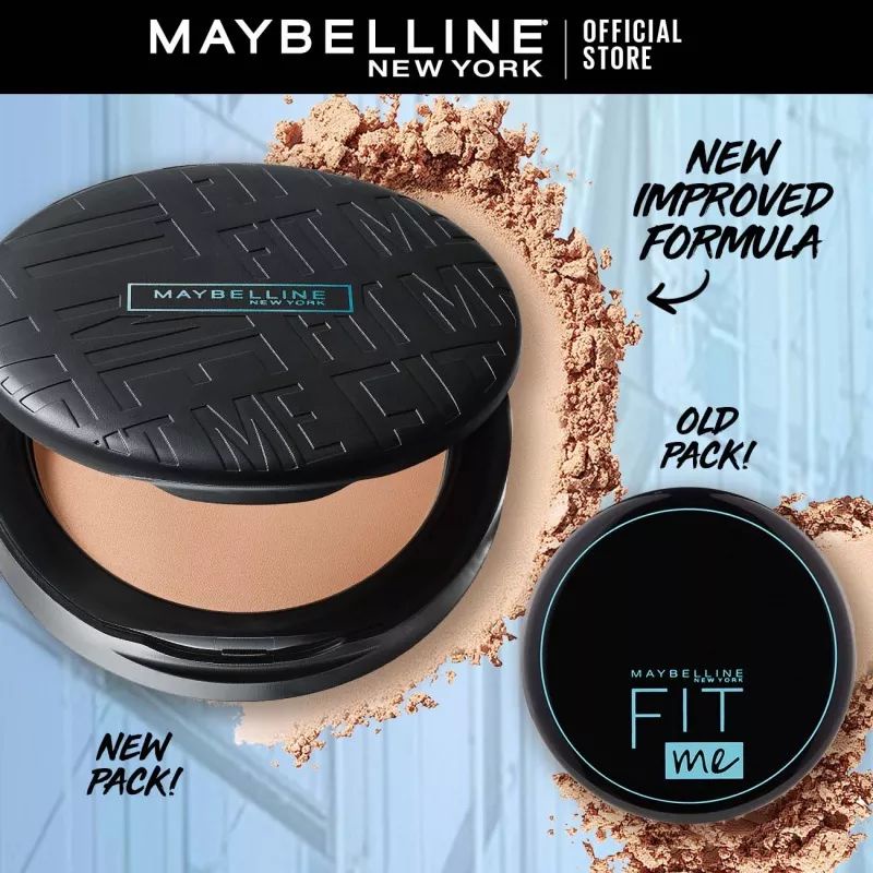 MAYBELLINE New York Fit Me Matte+Poreless Powder 12 Hours SPF 28 PA+++ Oil Control