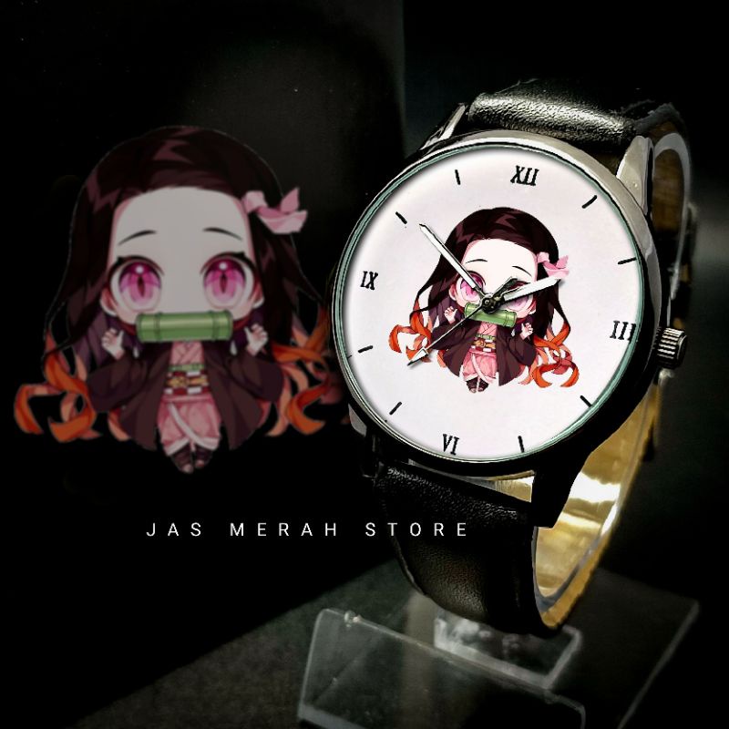 Jam Tangan Demon Slayer Nezuko Premium Include Double Strap