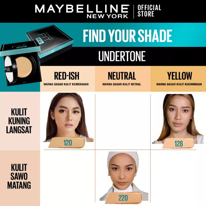 MAYBELLINE New York Fit Me Matte+Poreless Oil Control Cushion