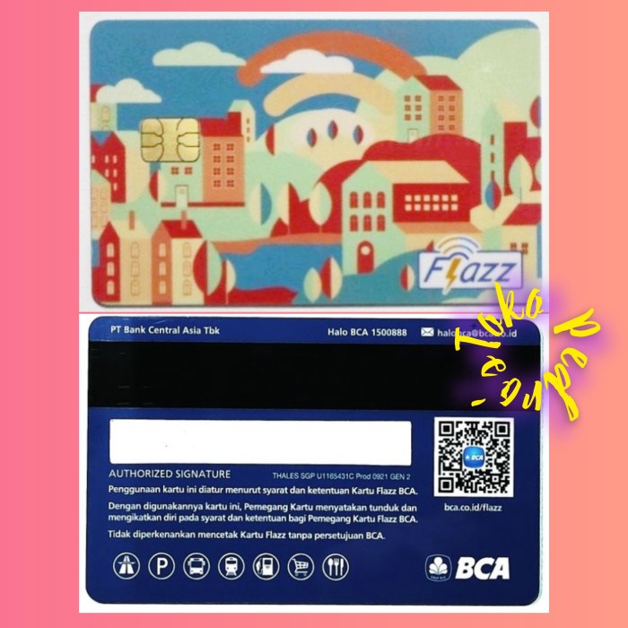 Best Seller Flazz Bca Gen 2/Gen2 - Wki Blue Orange Edition Ori /Like Etoll Emoney