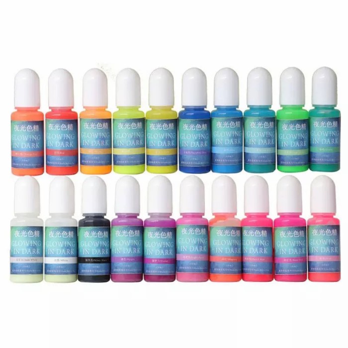 

Best Seller Pigment Pewarna Resin Cair Glow In The Dark Menyala Dalam Gelap Cat