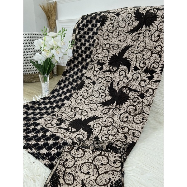 kamen batik lembaran set slendang