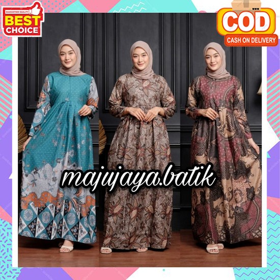 Atasan Batik Fashionable Blouse Cewek Kekinian Buju Cewek Formal Baju Batik Wanita Atasan Kerja Casu