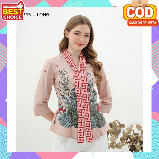 Kemeja Wanita Formal Buju Remaja Atasan Wanita Terbaru Baju Batik Kekinian Blouse Dewasa Casual Atsa