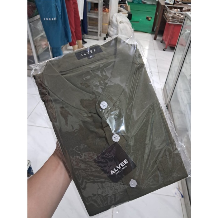 Terlaris Kemeja Koko By Alvee Bahan Katun Rami