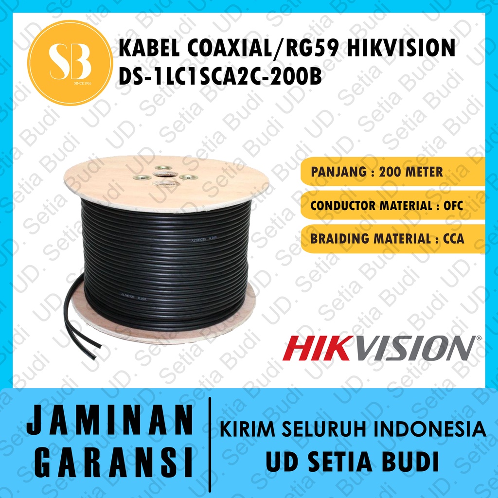 Kabel Coaxial HIKVISION Kabel CCTV RG59 Type DS-1LC1SCA2C-200B