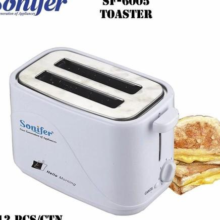 SONIFER TOASTER ROTI SF-6005 ALAT PEMANGGANG ROTI BAKAR LISTRIK