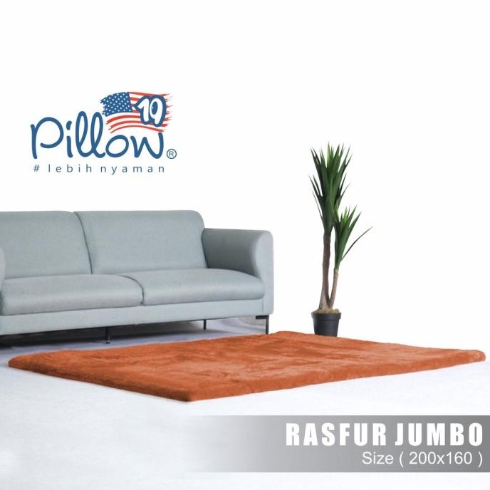 KARPET BULU JUMBO PILLOW ORIGINAL UK 210x160cm tebal -+ 5cm