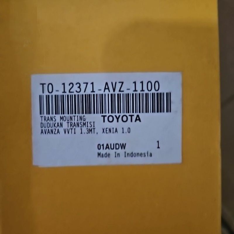 Trans Mounting Dudukan Transmisi AVANZA Xenia T0-12371-AVZ-1100