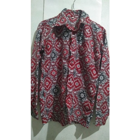 Preloved baju batik sekolah sd