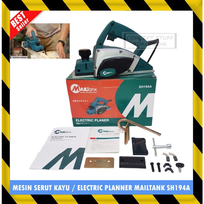 Terlaris Alat Mesin Planner Pasah Ketam Sugu Serut Papan Kayu Listrik Mailtank