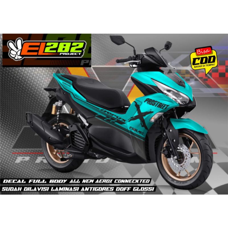 STIKER DECAL AEROX NEW CONNECTED FULLBODY "PROSTREET"