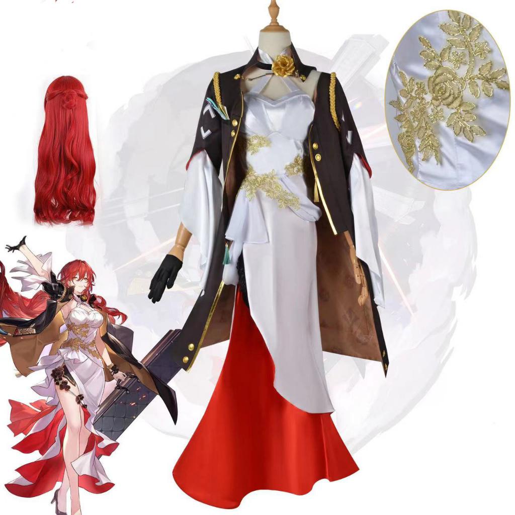 Honkai: Star Rail Himeko cosplay costume Himeko cosplay Set and Himeko wig