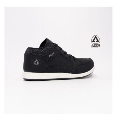 Sepatu Sekolah Aerostreet Foxy Sepatu Sneakers Casual Sport Sekolah 39 Foxy Black(Y9K6) Sepatu Anak 