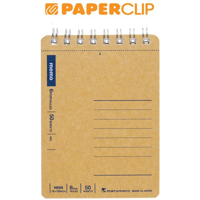 

Terlaris Notebook Maruman Spiral Note Basic N698 50S