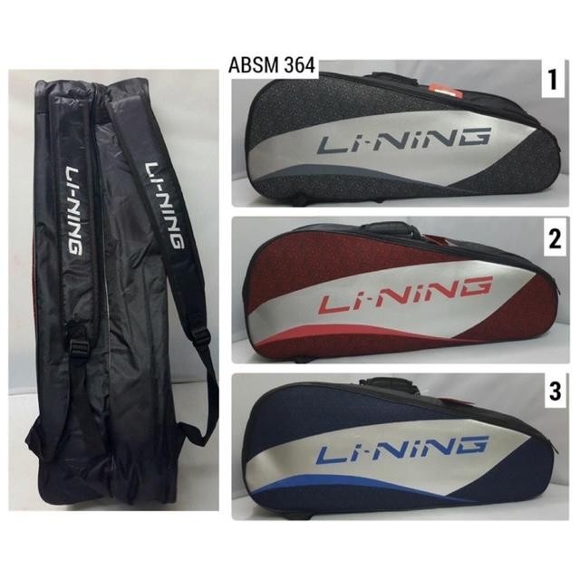 Terlaris Tas Badminton Lining Absm 364/ Tas 2R Original