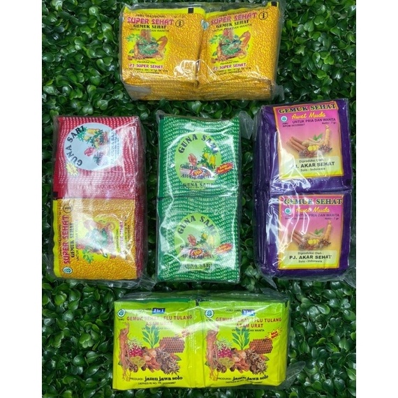 

TERPOPULER S37 ( ORI 100% TERMURAH ) ISI 15 BUNGKUS JAMU GUNA SARI GEMUK SEHAT ASLI ORIGINAL 100% LOGO PUTIH JAMU TRADISIONAL TERLARIS TERMURAH PAREPARE MAKASSAR | JAMU GUNASARI AWET MUDA HIJAU | JAMU 3 IN 1 GEMUK SEHAT FLU TULANG ASAM URAT JAWA SOLO ㆊ