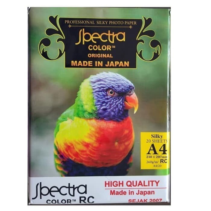 

Terlaris Spectra Silky Photo Paper A4 260 Gsm