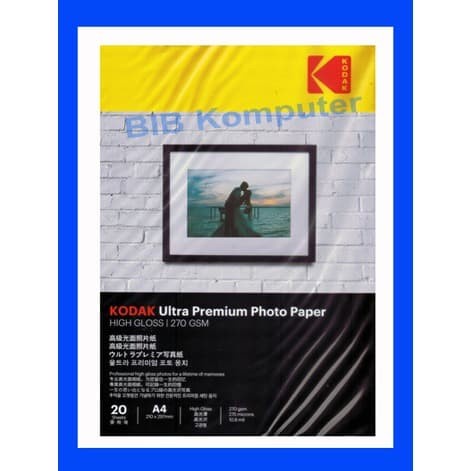 

Terlaris Kertas Photo Kodak Glossy 270 Gram