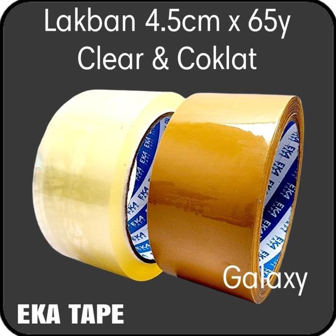 

Gratis Ongkir Isolasi Lakban - EKA TAPE - Clear / Coklat Kualitas Terbaik (glx00b.seller)