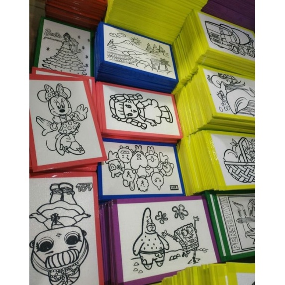 

Model Baru.. gambar lukis sterofoam 100 pcs bisa pilih motif ukuran 33x50 dengan list 95