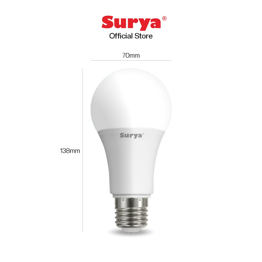 Lampu LED Bulb Surya Vega 15 Watt Putih Murah Terang Bergaransi