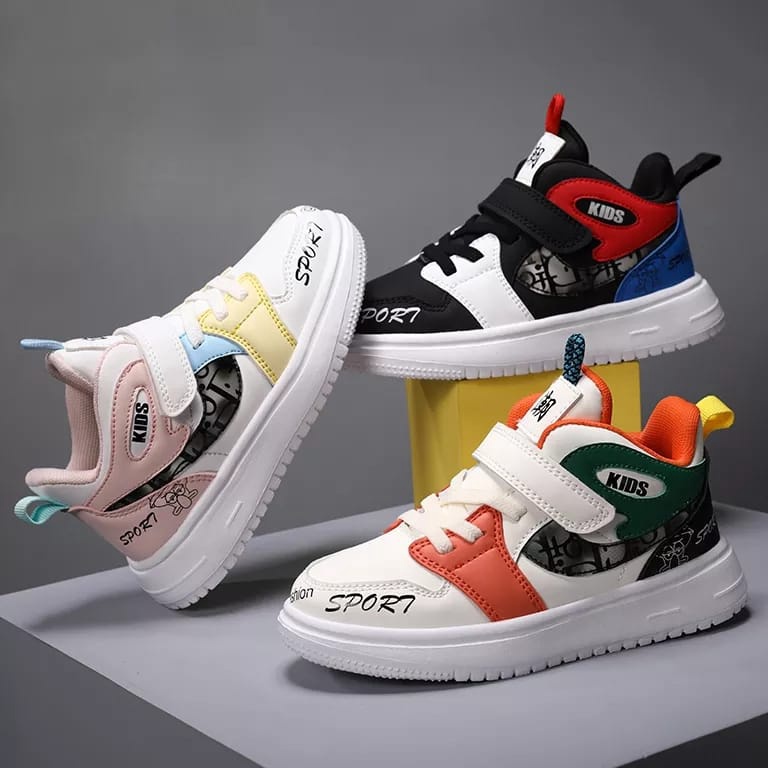 HOT SALE| RK Kids - Sepatu Sneakers Anak Anak Sepatu Kids Sport Squidward