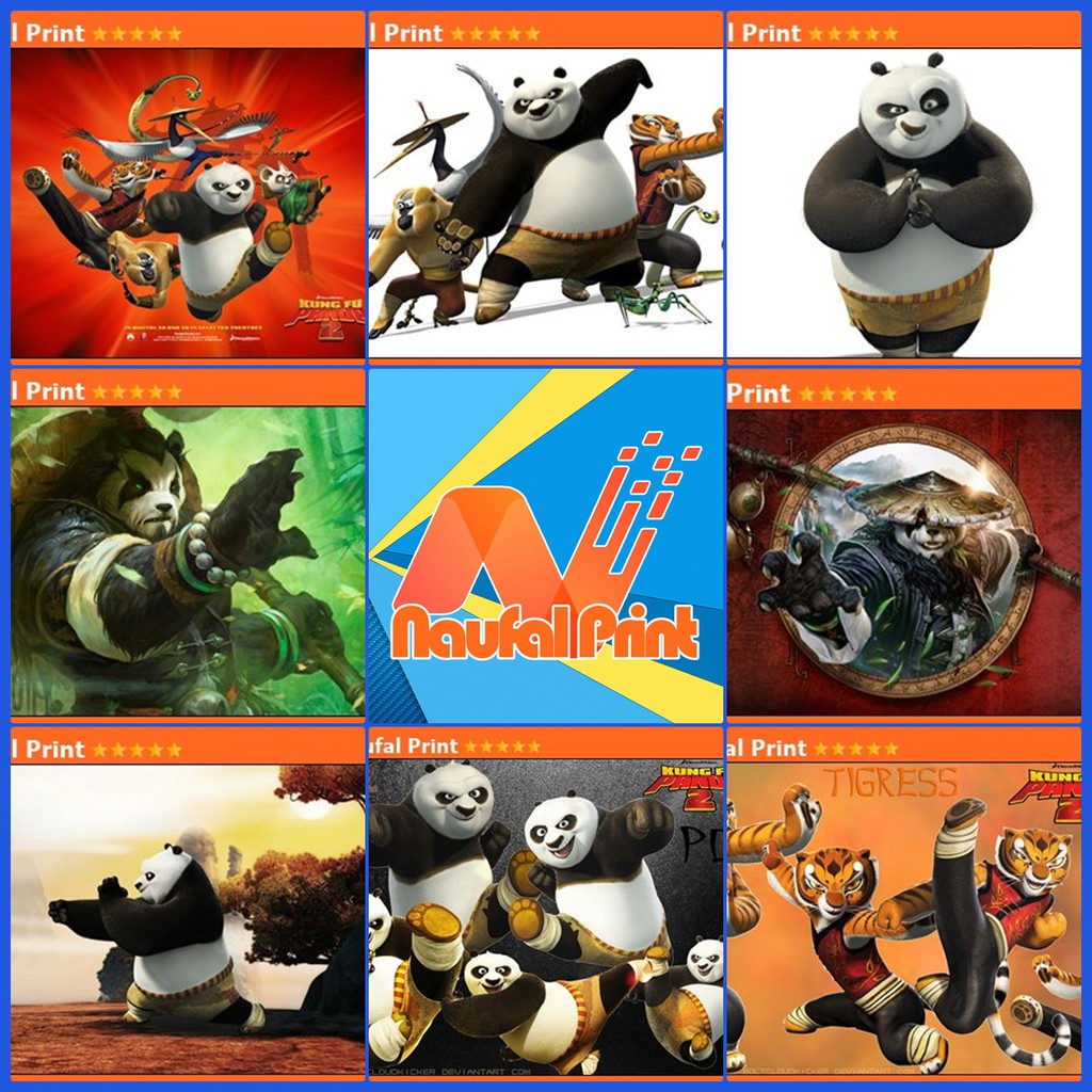 Sticker | Poster A3 & A4 | kungfu panda | wushu | dreamworks | china | oogway | buuwushu | sifu | ho