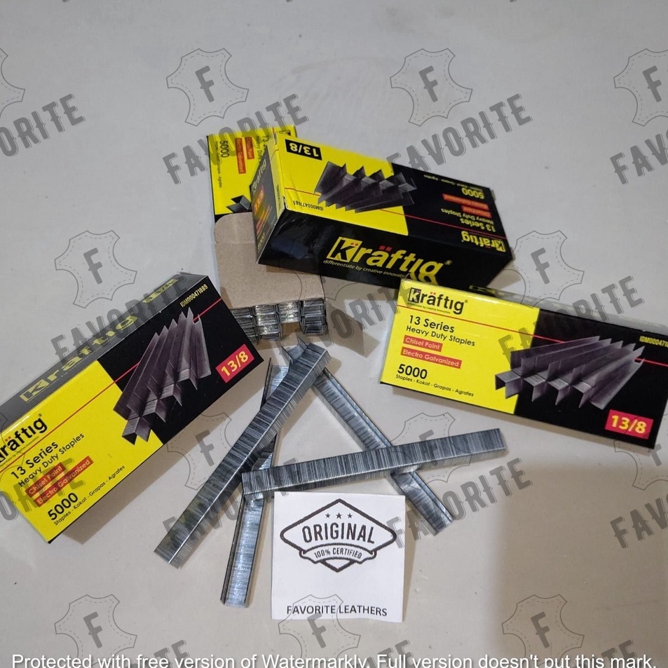 

Dijamin Ori Isi staples 13/8 merk KRAFTIG