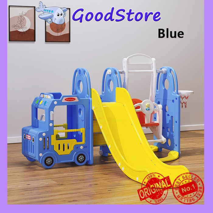 3in1 Jeep Playground Perosotan Bus Tayo Light Truck Cute Mainan Anak
