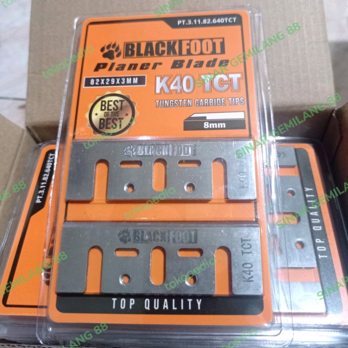 Terlaris Planer Blade Tct K40 Blackfoot / Mata Pisau Serut K40 / Blackfoot K40