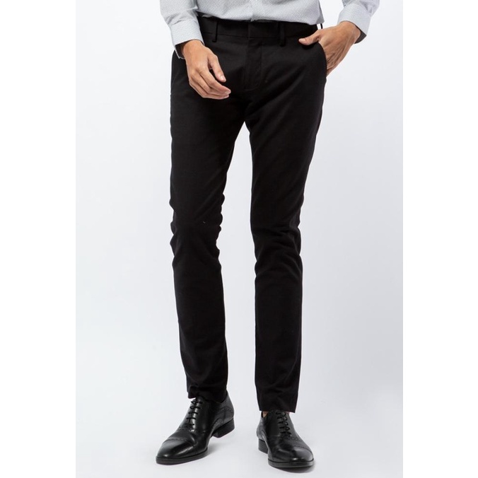 The Executive Skinny Fit Formal Pants 1-LPNBSC521O064 Black