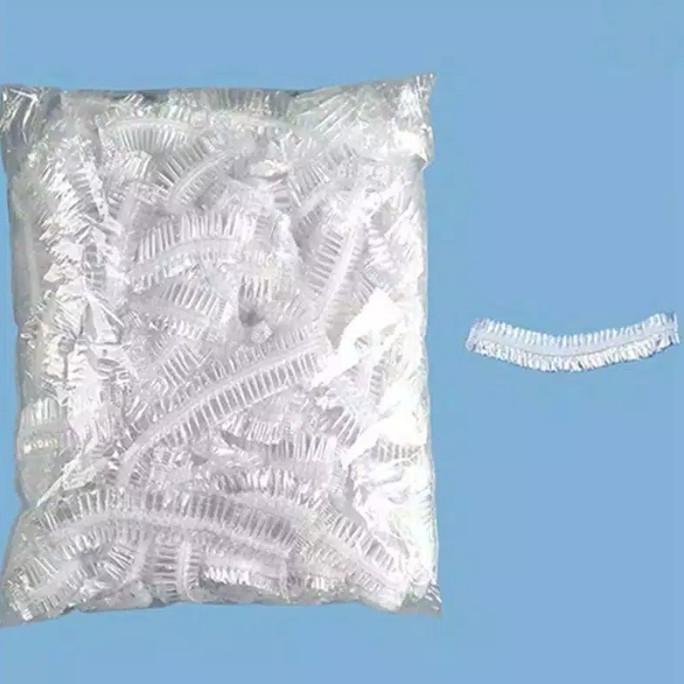 100pc Hair cap Shower cap mandi travel masak rambut gojek salon helm