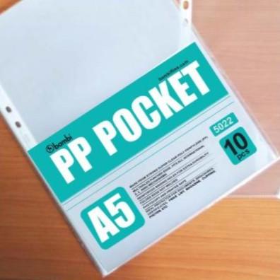 

Plastik pocket A5 / PP Pocket A5 / Sheet Protector A5 [ 17 x 22cm ]